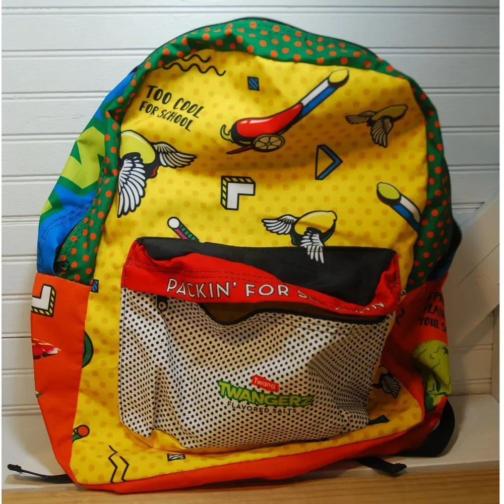 Twang Twangerz backpack Limited‎ Edition Colorful standard size Rare